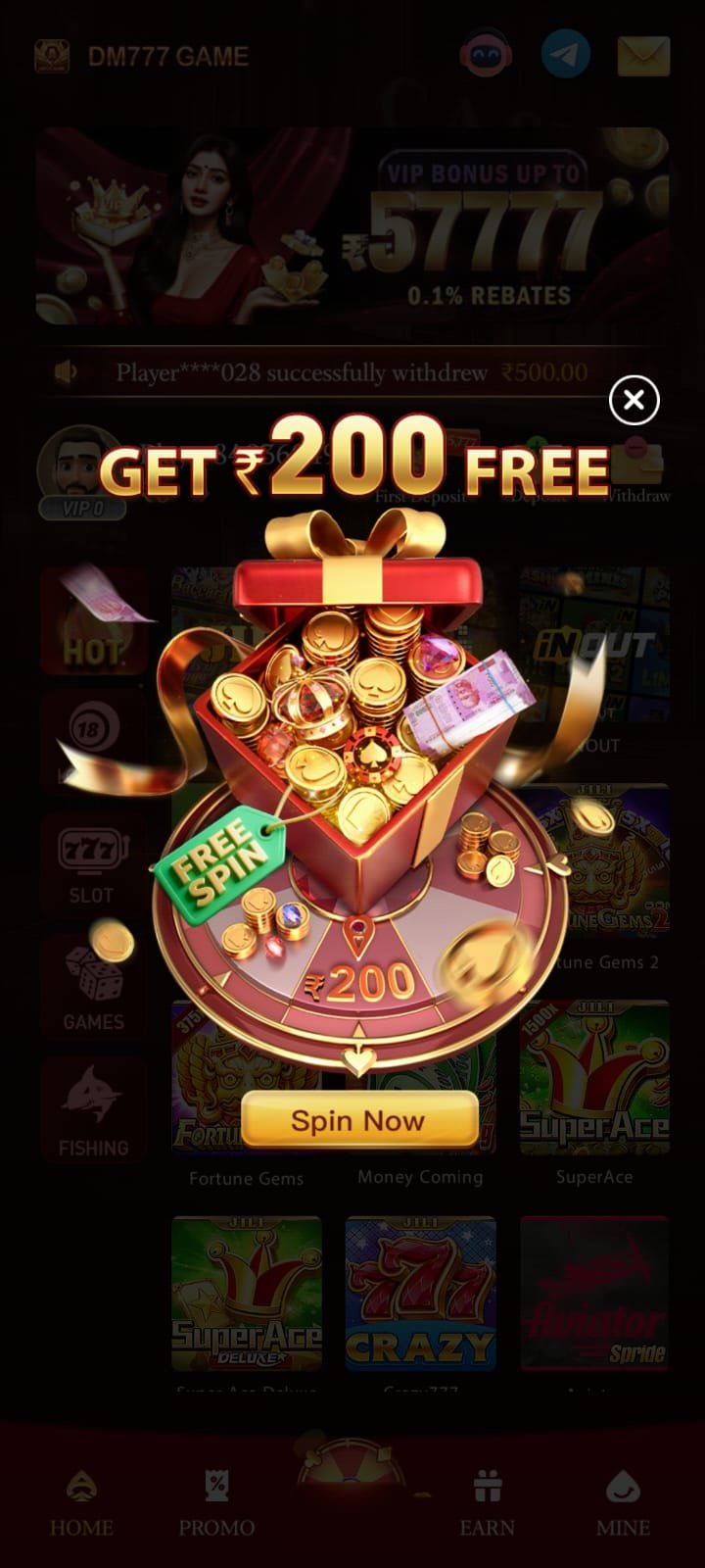 Get ₹2000 FREE Right Now! 🎁 First Deposit Pe 37% Bonus + Free Spins! Countdown Chal Raha Hai – Deposit Now & Win Big! ⏰ #DM777Bonus #FreeMoney